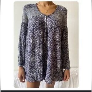 Zara blue jumpsuit size small